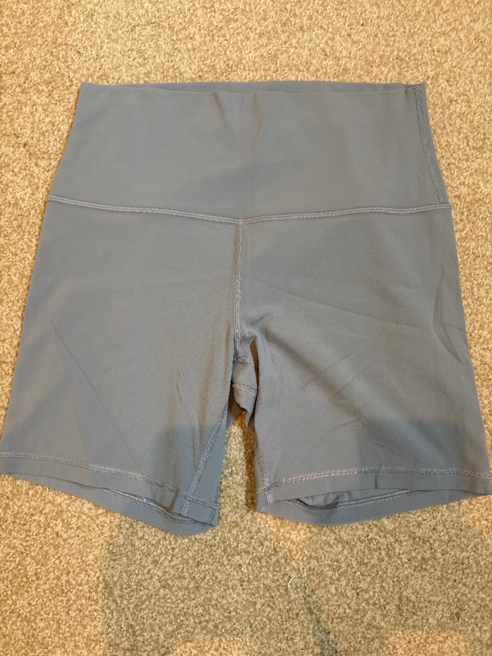 Lululemon Align 5” shorts, light blue, size 8
